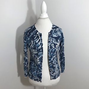 Lauren Ralph Lauren Blue Cotton Cardigan